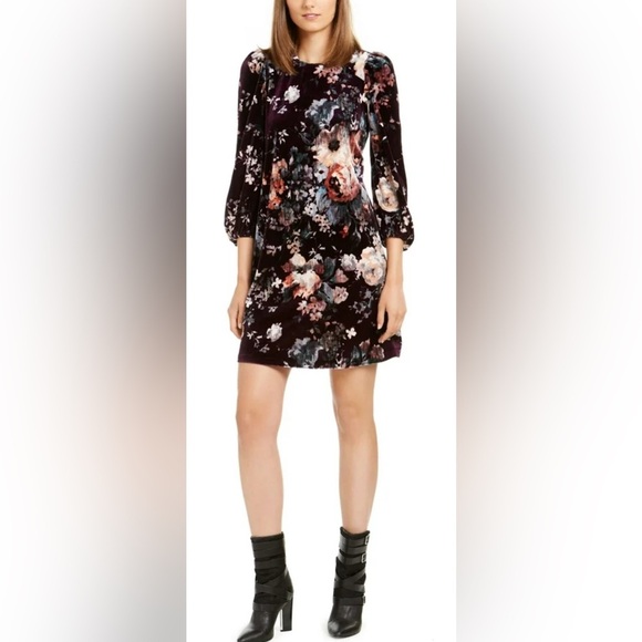 Calvin Klein Black and Pink Off the Shoulder Sundress - Picture 1 of 15